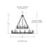 Pearson Dimmable Wagon Wheel Chandelier-1646483161