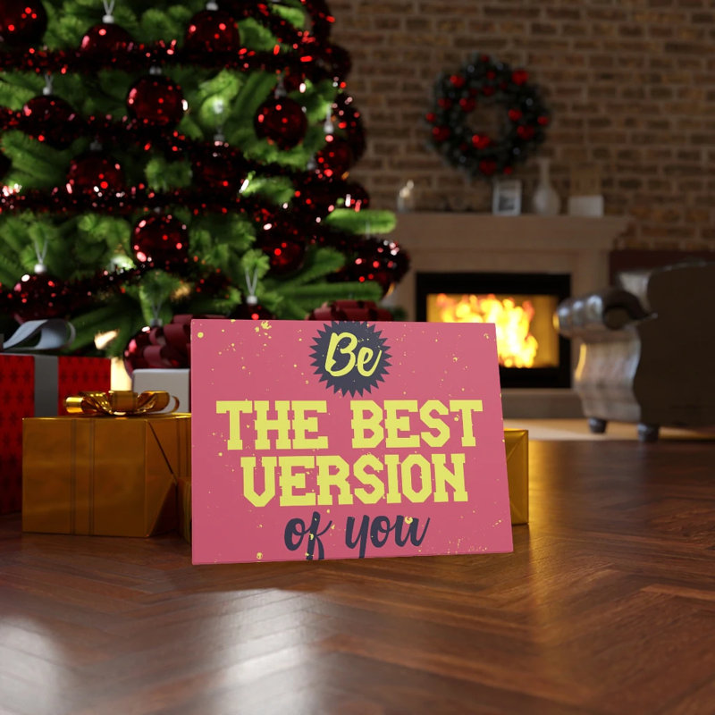 Best Version Of You - Wrapped Canvas Print, 28cm H x 36cm W