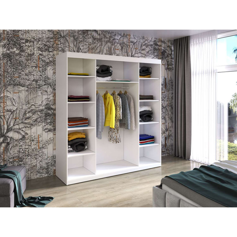 Oron 1 Door Manufactured Wood Wardrobe
