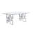 Chaplin Glass Top Double Pedestal Dining Set-1782660255-1784277246