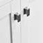 Meuble-lavabo de 84 po, lavabo double, structure autoportante en bois massif, fermeture en douceur, structure blanche au design léger et contemporain, fonction de lavabo, élégante, moderne