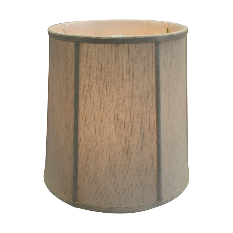 Abat-jour tambour en soie / shantung 15 "H (araignée), Gruau