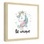 «Be Unique», impression sur papier licorne-47848653-47848665