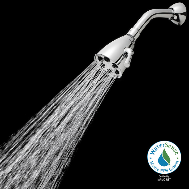 Tête de douche multifonction Icon Anystream, Chrome poli, 2.0 GPM
