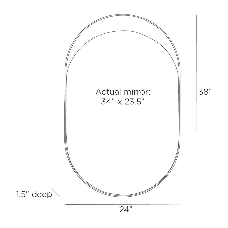 Inset Wall Mirror