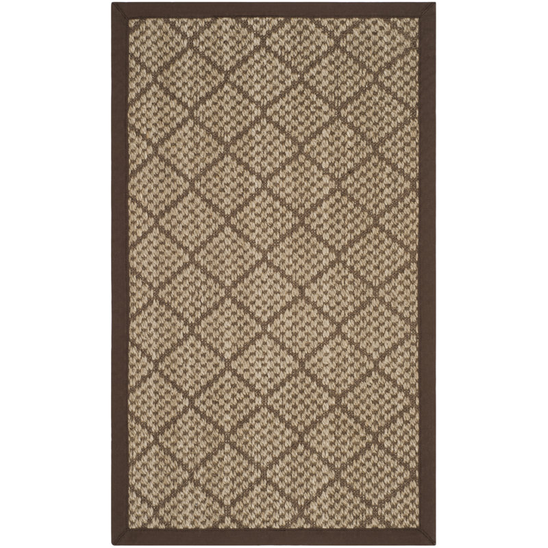 Tapis naturel à motif géométrique Aerionna, Rectangle 3 pi x 5 pi