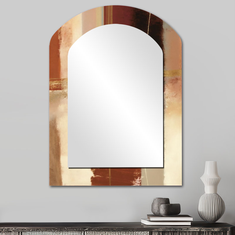 Miroir mural chocolat brun, 34 po x 25 po