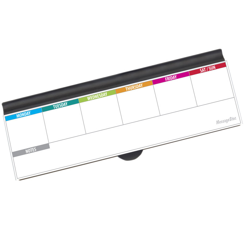 ECR4Kids MessageStor Dry-Erase Keyboard Write and Store, Desk Organization, Assorted