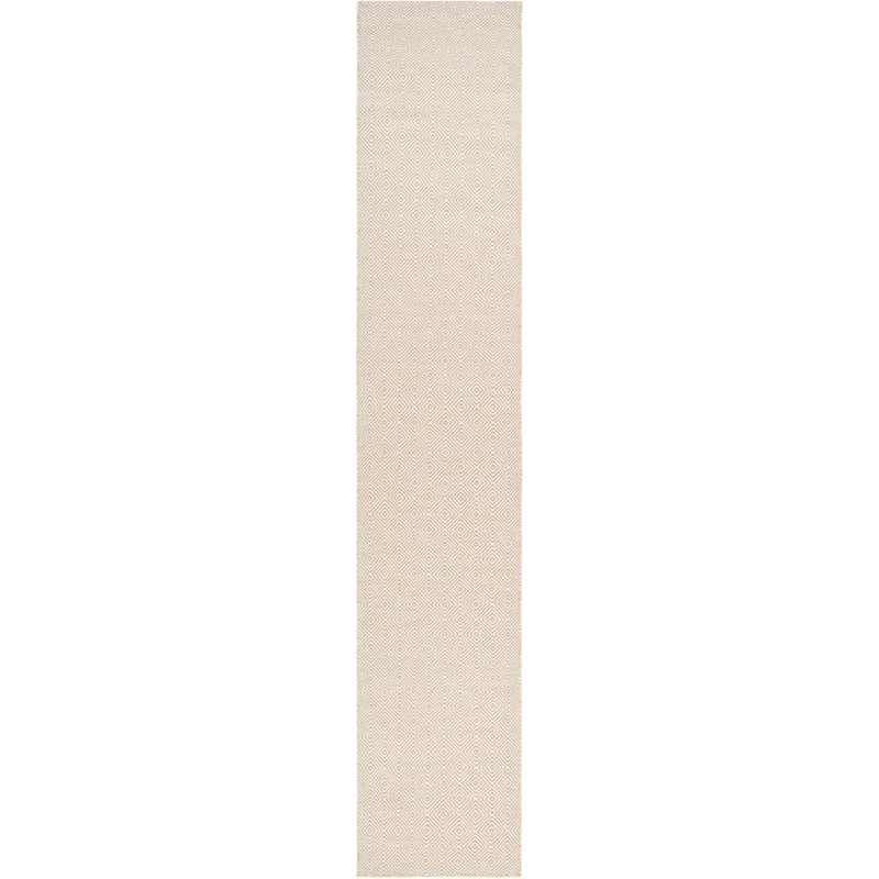 Tapis beige contemporain Contemporary, Tapis de couloir 2 pi 7 po x 14 pi 1 po