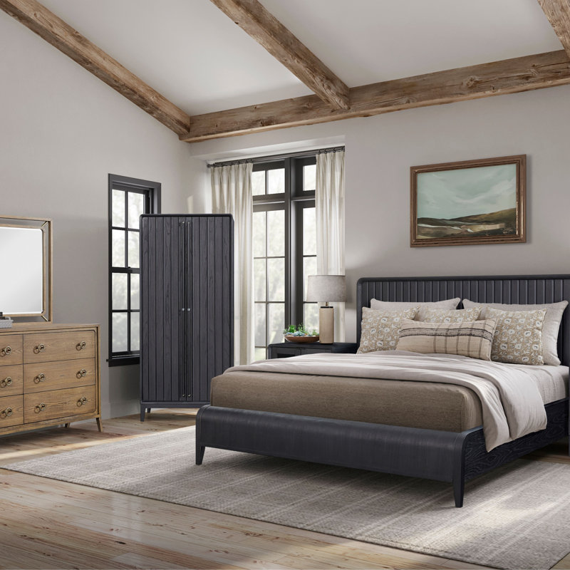 Waterfall Panel Bed, Queen