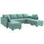 Canapé modulaire en U avec repose-pieds Coss-71563822