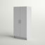 Armoire-penderie de 65 po de hauteur Bucholz, armoire de rangement avec rail de suspension et tablettes pour le salon, la cuisine et la salle de lavage, P 24,5 po x l 32 po x H 65 po, blanc-1030462444-960273296