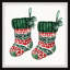 Hang Your Stockings - Single Picture Frame Painting-803567580