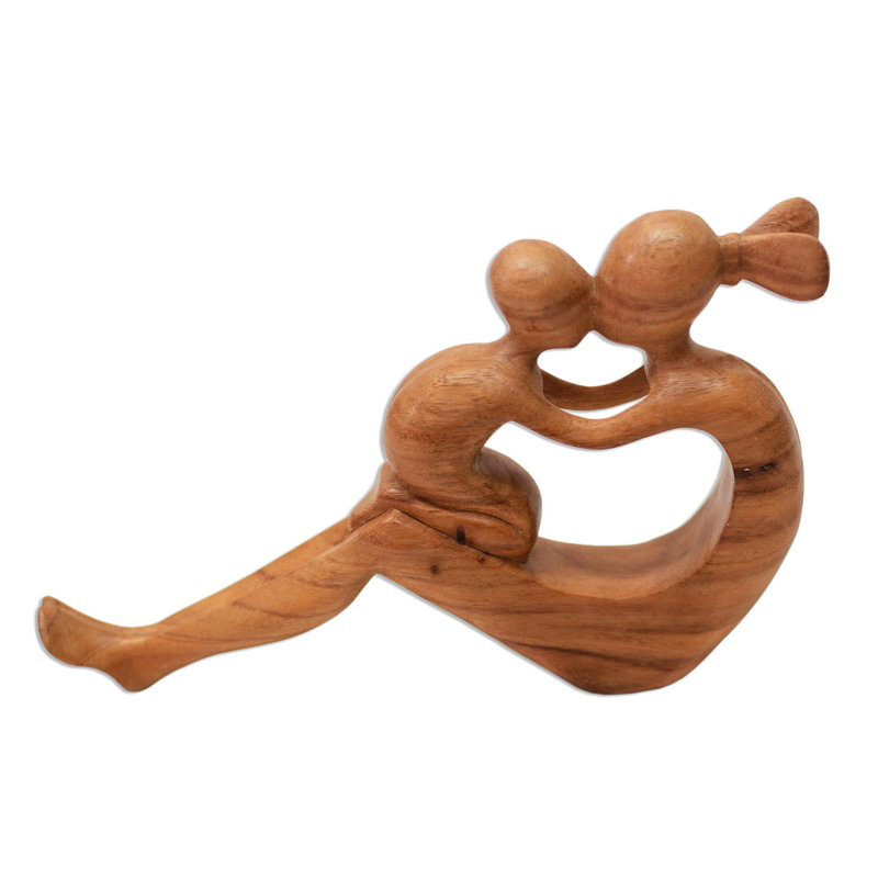 Figurine en bois Her Love Will Never Fade