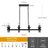 8 - Light Dimmable Retro Candle Kitchen Island Chandelier-1570064336
