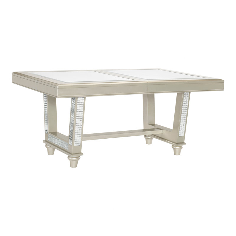 Glamour Style Trestle Table de salle à manger