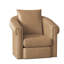 Andre Leather Swivel Armchair-51384782-51384790