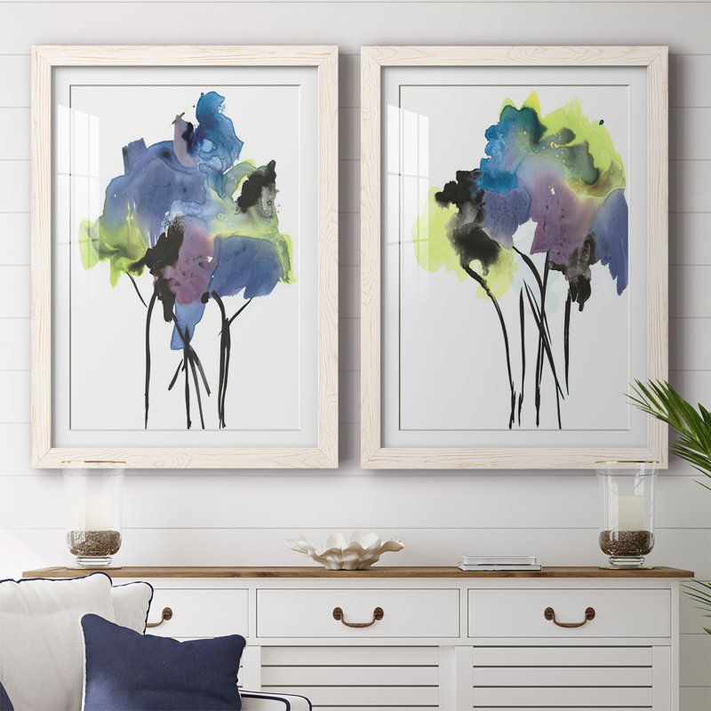 Nature 's Bouquet I-Premium, reproduction encadrée - prête à être accrochée, Blanc, H 27,5 po x l 75 po x P 1,5 po