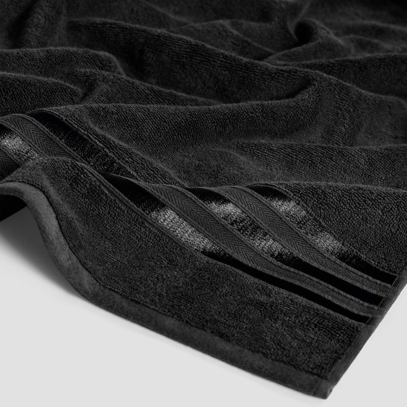 Arcadia Hand Towel, Black