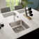 Lustertone 18.5" L x 18.5" W Undermount Kitchen Sink