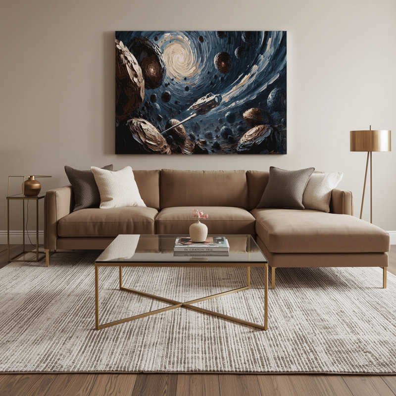 Art mural en toile Sci Fi, H 11 po x l 14 po