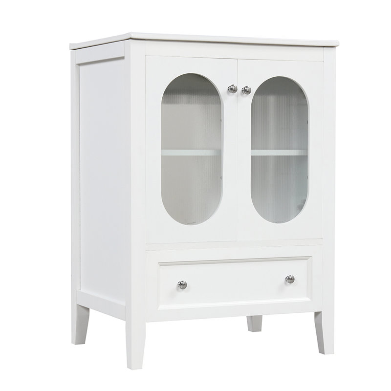 Armoire de meuble-lavabo avec tiroir et portes