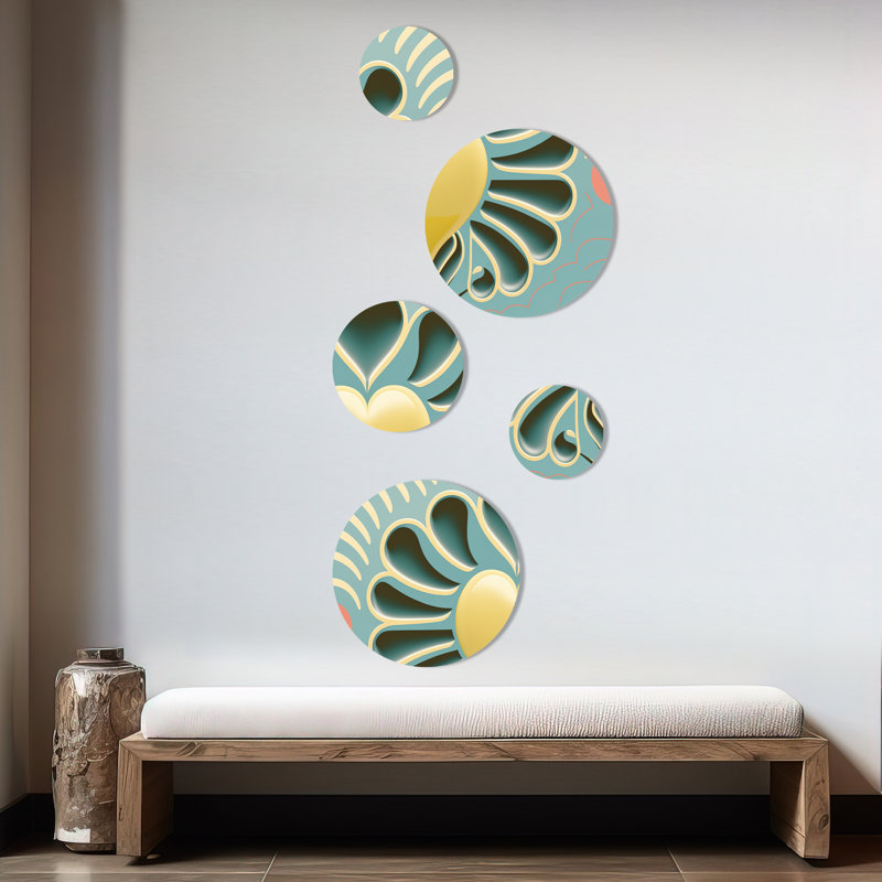 Abstract Wall Decor on Metal