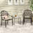 Aubriauna Square Glass Outdoor Side Table