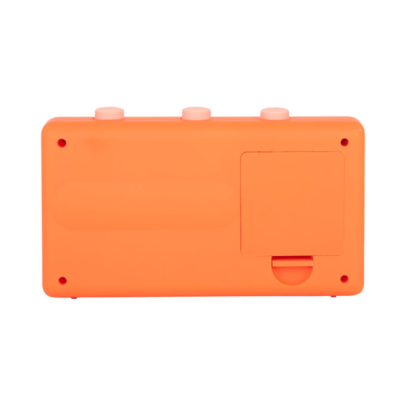 Mechanical Alarm Tabletop Clock, Orange
