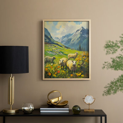 LANDSCAPES Series CCXLIII Framed Print - Solid Wood