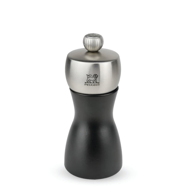 Peugeot Saveurs, Fidji - Pepper Mill, 15.2cm H x 5.2cm W x 5.2cm D, Matte Black