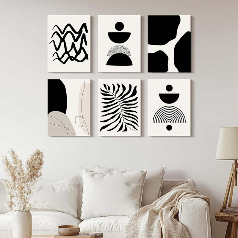 6 Piece Wrapped Canvas Print