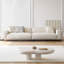 Canapé modulaire en velours blanc-1683568298