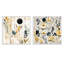Alapaha - Ensemble de 2 collages carrés botaniques abstraits-102163067-102163070