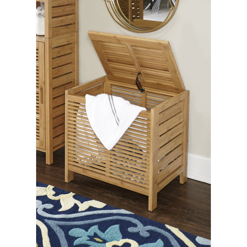 Panier en bois de bambou massif Ayden