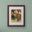 «Vase de fleurs 1888-89» par Pierre-Auguste Renoir - reproduction d'art encadrée-1022110578-1030806529