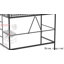 Metal Single Size Loft Bed, Metal Bed Frame with Removable Ladder and Safety Guardrail, Space Saving-1273729876