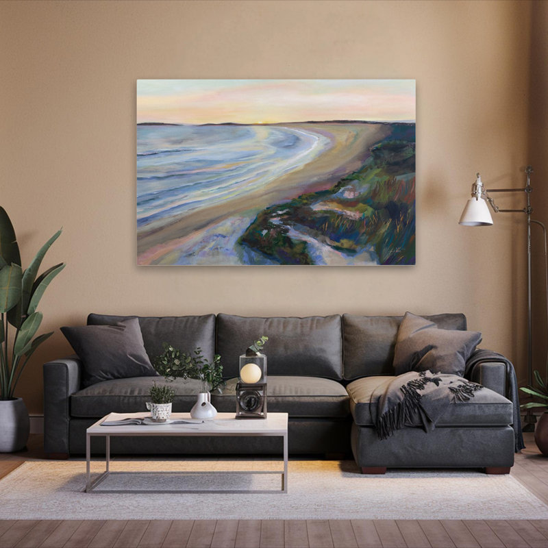 Promenade contemporaine et côtière, H 60 po x l 40 po