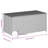 Water Resistant Acacia Poly Rattan Deck Box with Wheels-97884520