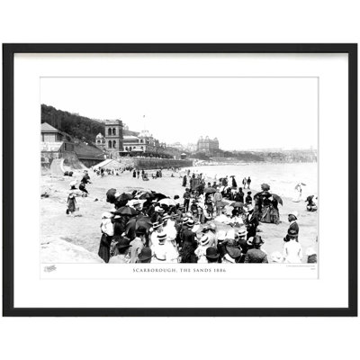 Scarborough, The Sands 1886 by Francis Frith - Single Picture Frame Print