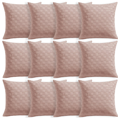 Aspire Homeware Embossed Square Velvet Cushion Covers