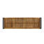 Banc en bois et en métal durable, pour l'extérieur-1118209045