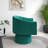 Ghinita Velvet Swivel Barrel Chair-973433041