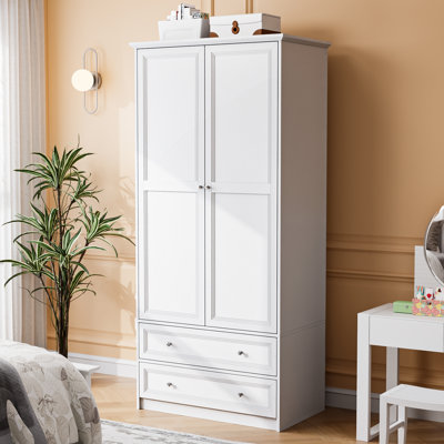 Wood Queen Bed 2 Piece Bedroom Set