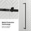 Ove Decors Selby X P 74 po H Porte de douche coulissante droite sans cadre en verre transparent-109271754