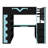 Advanced Gamer Bed With Loft Design, Integrated Desk,And Storage-1517700859