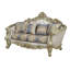 Causeuse et coussins décoratifs 78 po