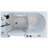 Prairie 45.75'' x 26'' Air Fiberglass Bathtub with Faucet-17694266-17694267