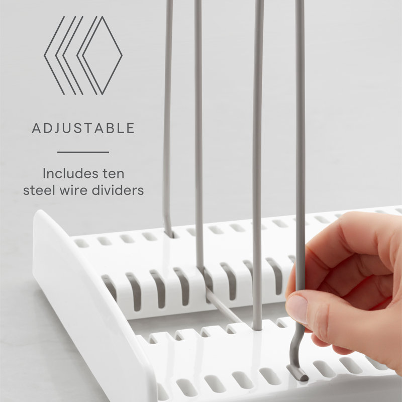 YouCopia® StoreMore® Expandable Cookware Rack, Adjustable Pan and Lid Organizer for Kitchen Cabinet