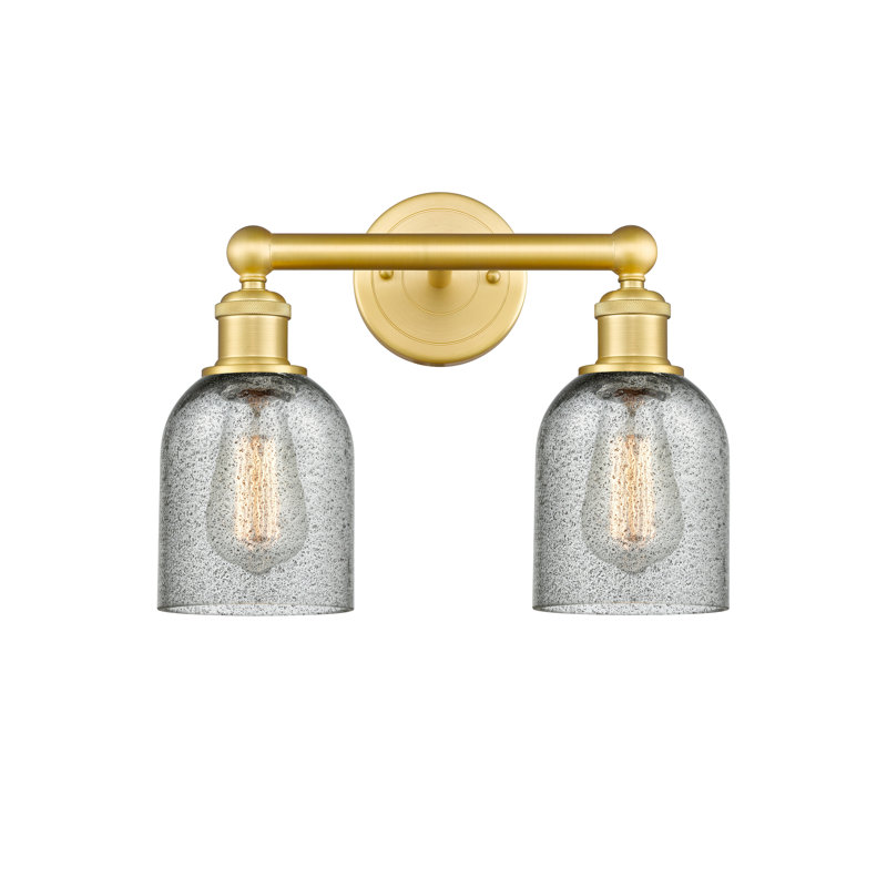 Reiko 2 - Light Dimmable Vanity Light, Charcoal, Satin Gold